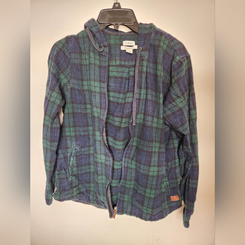 L.L. Bean Zip Up Flannel